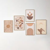 Affiches sur toile abstraites bohèmes